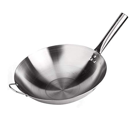 Wok in acciaio inox - 70028